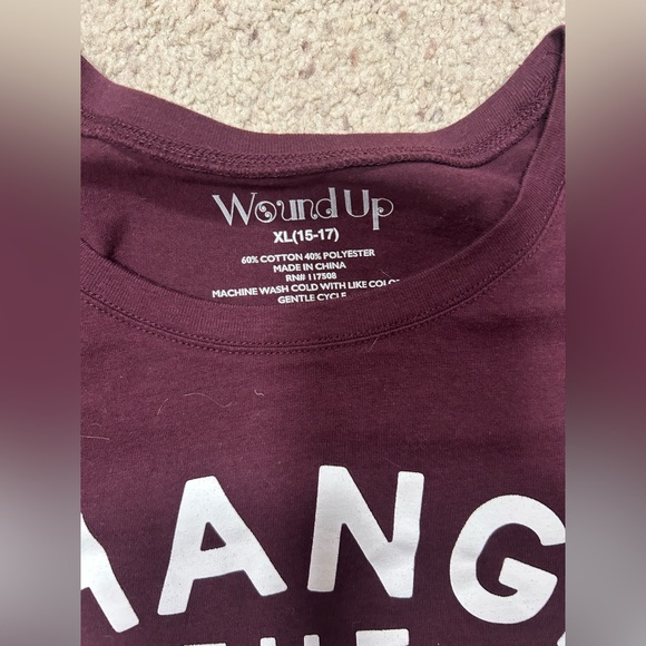 CHANGE THE WORLD FOR THE BETTER wound up graphic T size youth XL fits w s/m - Picture 4 of 5